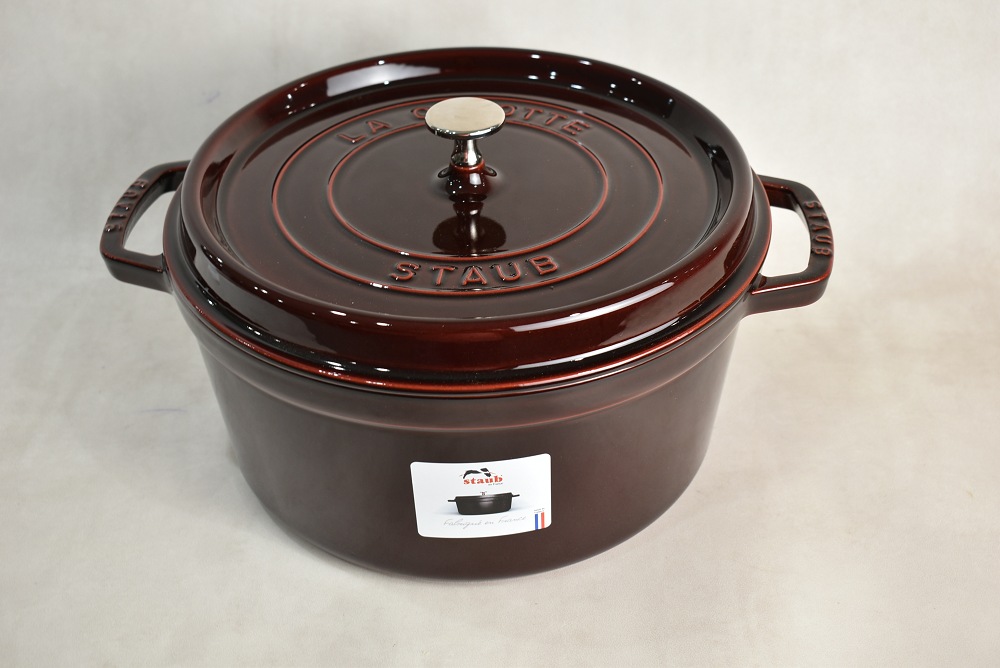 COCOTTE STAUB FONTE 28CM ROUGE 